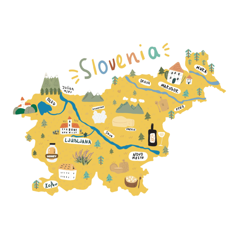 slovenia drawing