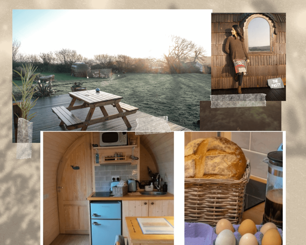 kitchen and countryside views