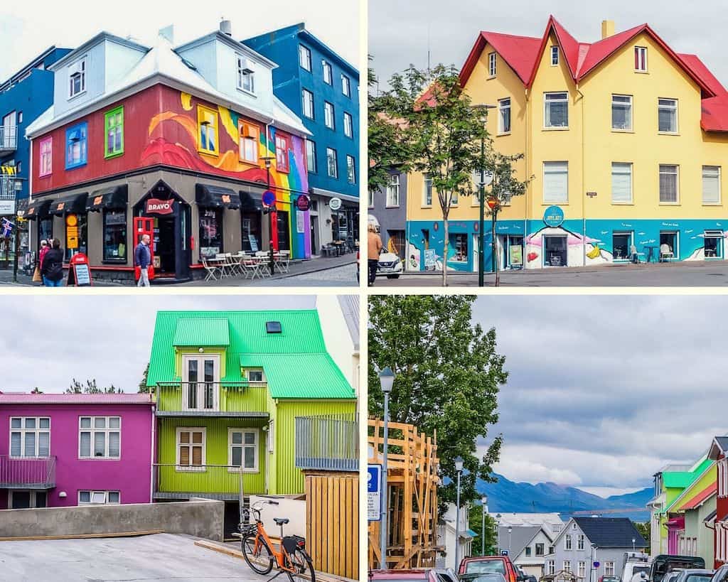 Iceland summer road trip. Reykjavik is a very colourful city