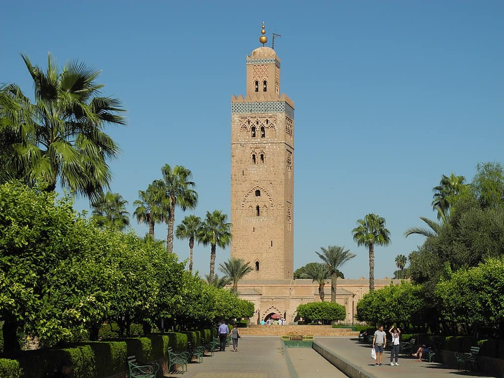 Koutoubia mosque back view