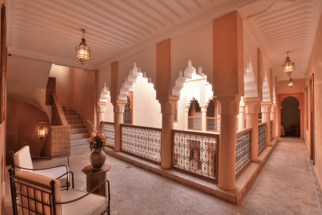 beautiful courtyard in Riad Dar tasnime