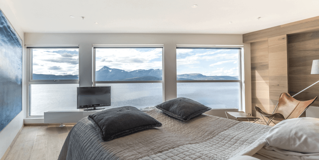 premium bedroom at malangen resort
