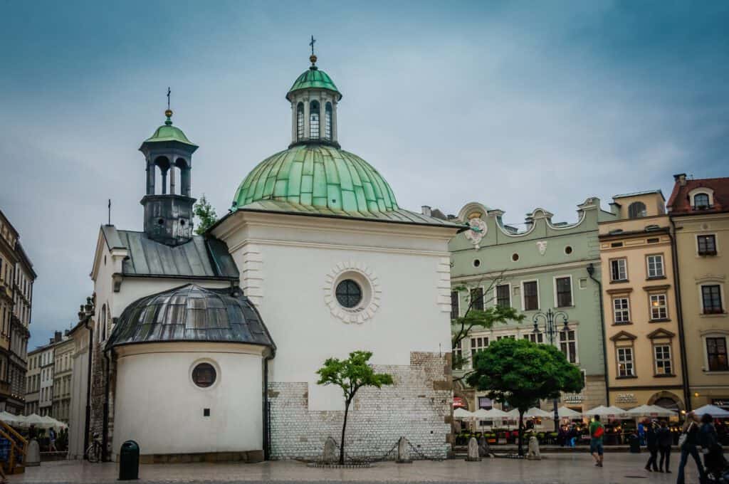 front facade of st Adalbert's church