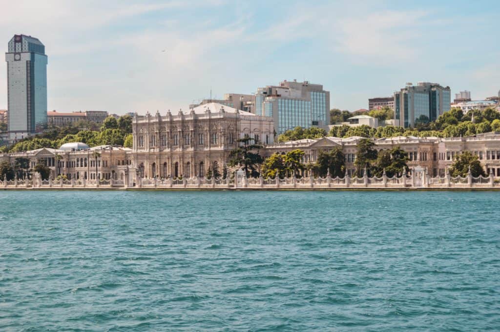 view over Modern Istanbul 