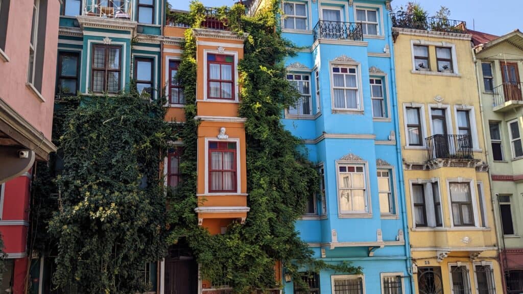 colourful neighborhood in Balat