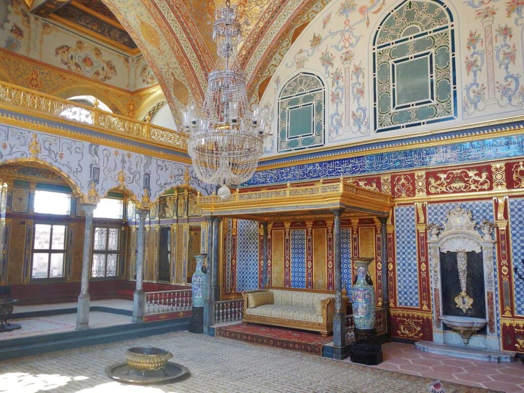inside the Topkapi palace