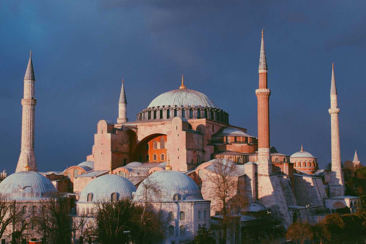 Hagia Sofia at sunset