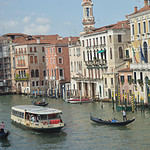 Venice canals and colourful buildings