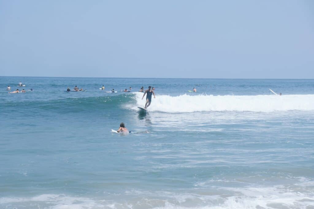 a surfer in Sayulita beach.