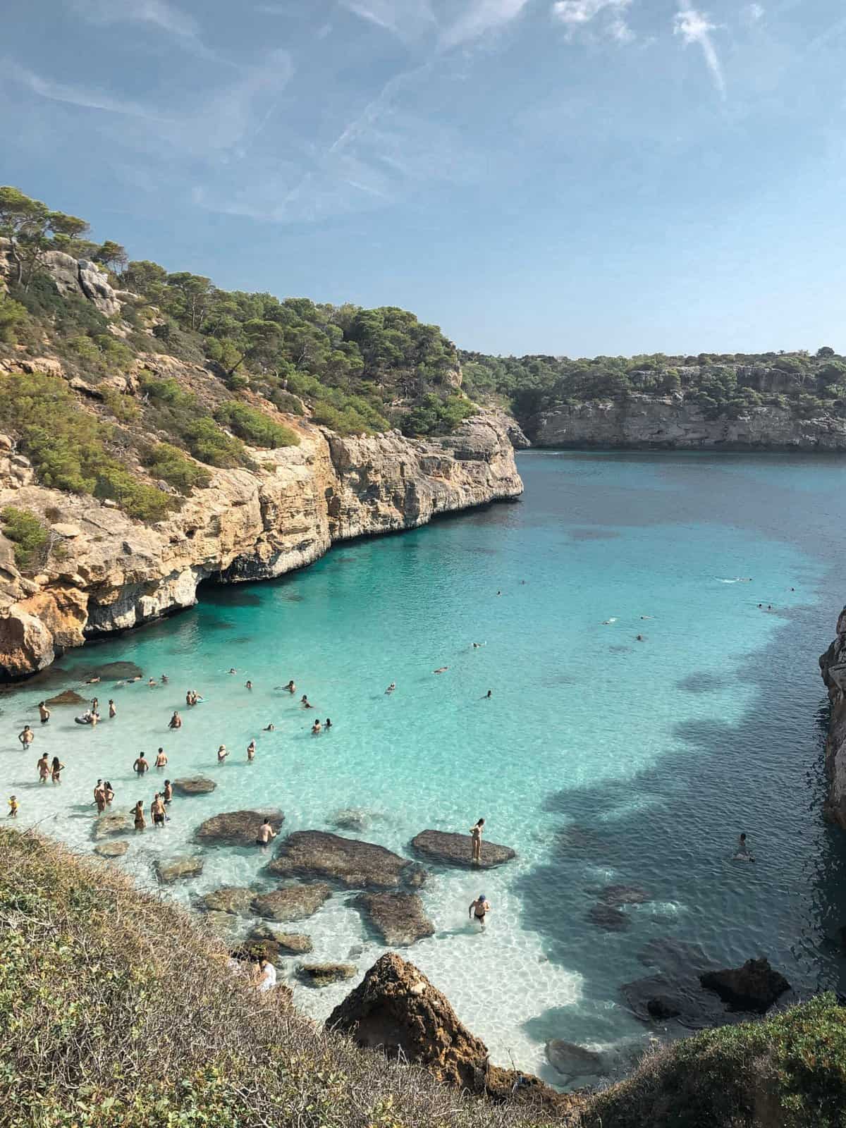 Spanish eco stays. Quiet pretty island with crystlal clear waters